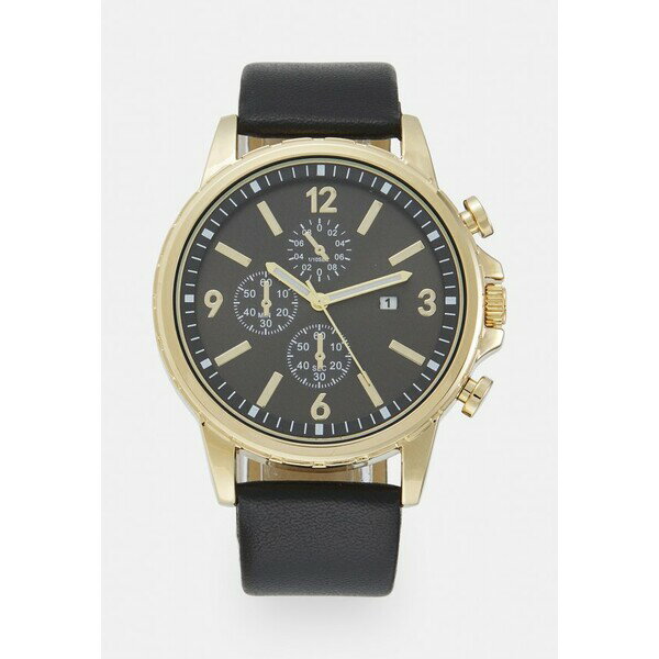 ピア ワン メンズ サンダル シューズ UNISEX - Chronograph watch - black/gold-coloured