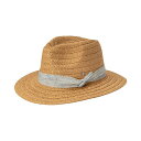 ラルフローレン レディース 帽子 アクセサリー Fabric Band Fedora Hat Tan
