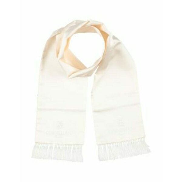 【送料無料】 コルネリアーニ レディース マフラー・ストール・スカーフ アクセサリー Scarves White