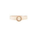 【送料無料】 ジジル レディース ベルト アクセサリー Belts White