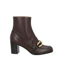 【送料無料】 アルベルタ フェレッティ レディース ブーツ シューズ Ankle boots Brown