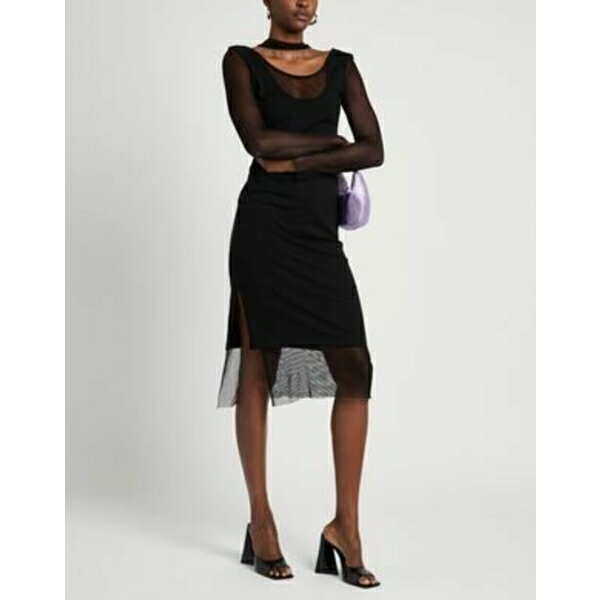 【送料無料】 リミフー レディース ワンピース トップス Midi dresses Black