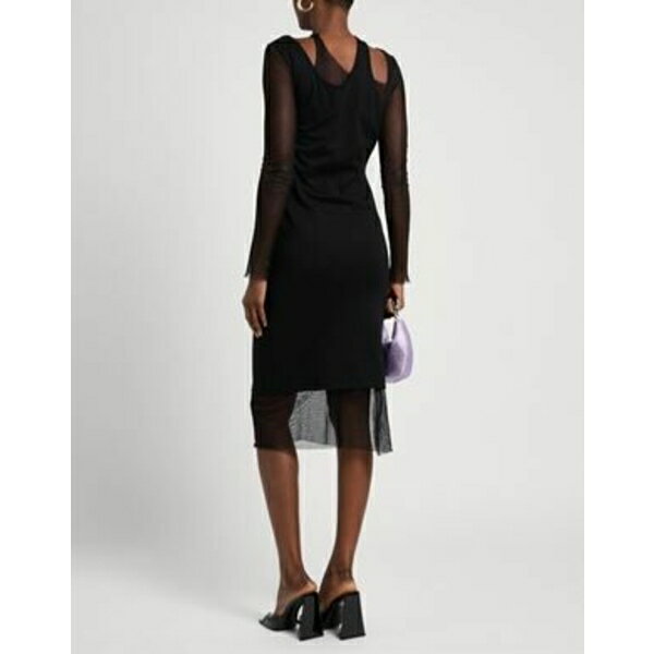 【送料無料】 リミフー レディース ワンピース トップス Midi dresses Black