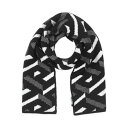 【送料無料】 ヴェルサーチ レディース マフラー・ストール・スカーフ アクセサリー Scarves Black