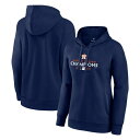 ファナティクス レディース パーカー スウェットシャツ アウター Houston Astros Fanatics Branded Women 039 s 2022 World Series Champions Logo Pullover Hoodie Navy