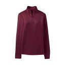 ランズエンド レディース パーカー・スウェットシャツ アウター Women's School Uniform Active Performance Quarte...