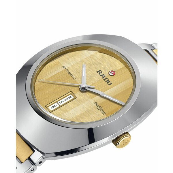 ラド メンズ 腕時計 アクセサリー Unisex Swiss Automatic Original DiaStar Two-Tone Stainless Steel Bracelet Watch 38mm No Color