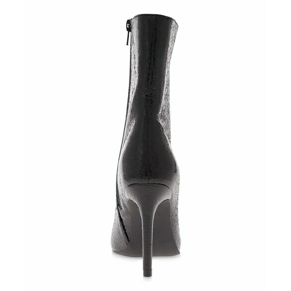 ミア レディース ワンピース トップス Women's Mardi Stiletto Heel Dress Booties Black Shiny