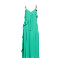 スペース レディース ワンピース トップス Midi dresses Green