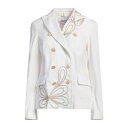 【送料無料】 ヒストリー・リピート レディース ジャケット&ブルゾン アウター Blazers White(4)