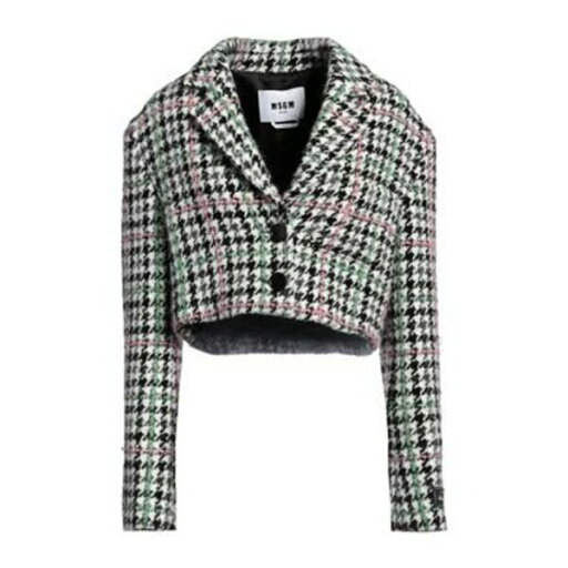 【送料無料】 エムエスジイエム レディース ジャケット&ブルゾン アウター Blazers White 【送料無料】 エムエスジイエム レディース ジャケット&ブルゾン アウター Blazers White