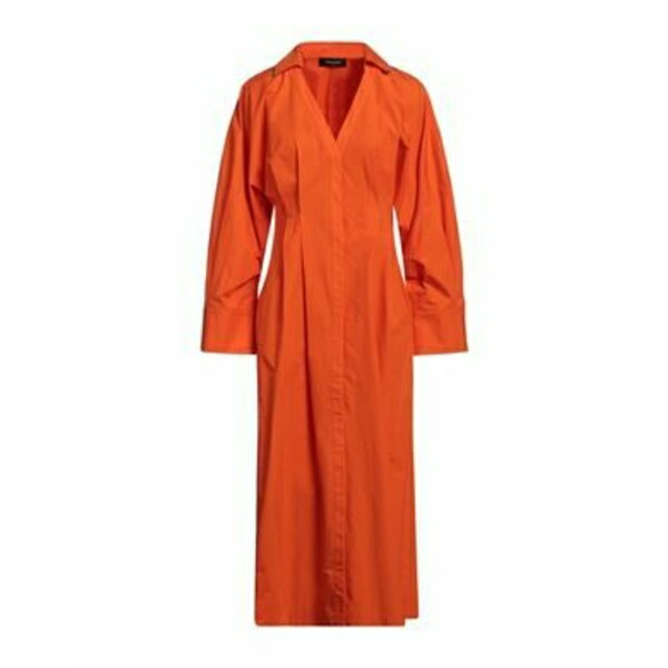 【送料無料】 ファビアナ フィリッピ レディース ワンピース トップス Midi dresses Orange