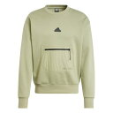 アディダス メンズ フィットネス スポーツ City Escape Fleece Sweatshirt Mens
