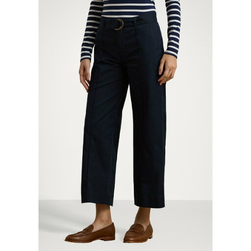 ラルフローレン レディース カジュアルパンツ ボトムス BRIENDA FULL LENGTH FLAT FRONT - Trousers - navy ラルフローレン レディース カジュアルパンツ ボトムス BRIENDA FULL LENGTH FLAT FRONT - Trousers - navy