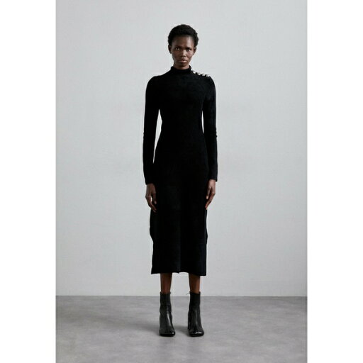 プロエンザ スクーラー ホワイト レーベル レディース ワンピース トップス JUDE DRESS - Jumper dress - black プロエンザ スクーラー ホワイト レーベル レディース ワンピース トップス JUDE DRESS - Jumper dress - black