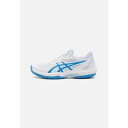 アシックス レディース テニス スポーツ GAME - Multicourt tennis shoes - white/blue coast