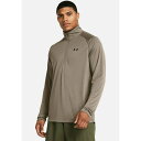 アンダーアーマー メンズ バスケットボール スポーツ ZIP - Long sleeved top - taupe dusk