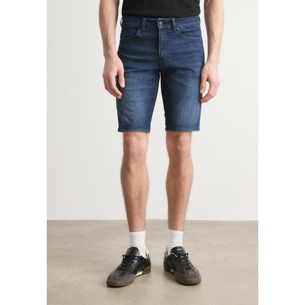 ボス メンズ デニムパンツ ボトムス DELAWARE BO - Denim shorts - navy