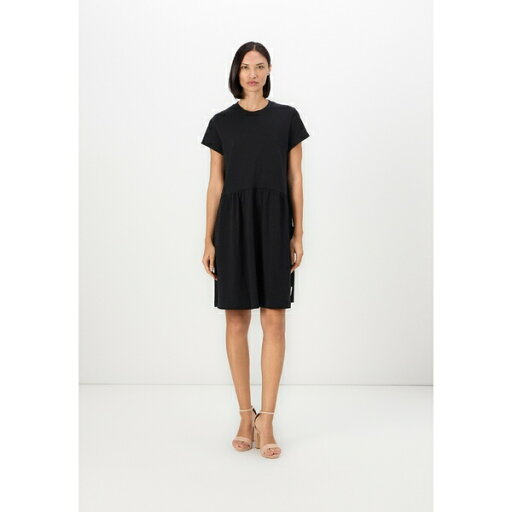 マルコポーロ デニム レディース ワンピース トップス Jersey dress - black マルコポーロ デニム レディース ワンピース トップス Jersey dress - black