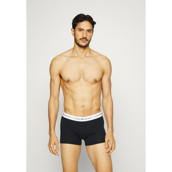 トミー ヒルフィガー メンズ サンダル シューズ SIGNATURE TRUNK 3 PACK - Pants - grey heather/black/white