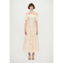 ニードルアンドスレッド レディース ワンピース トップス CONFETTI RUFFLE OFF SHOULDER ANKLE GOWN - Occasion ...