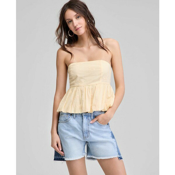 asty㤨֥ ʥ ǥ ǥ åȥ ȥåץ Women's Cotton Embroidered Strapless Top, Exclusively at Macy's Butter YellowפβǤʤ8,480ߤˤʤޤ