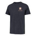 フォーティーセブン メンズ Tシャツ トップス Houston Astros '47 Hang Back Franklin TShirt Navy