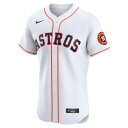 ナイキ メンズ ユニフォーム トップス Houston Astros Nike Home Elite Jersey White