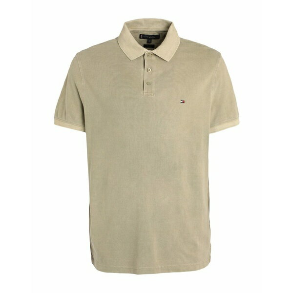 【送料無料】 トミー ヒルフィガー メンズ ポロシャツ トップス Polo shirts Sage green