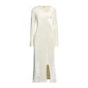 【送料無料】 ジル・サンダー レディース ワンピース トップス Midi dresses Ivory