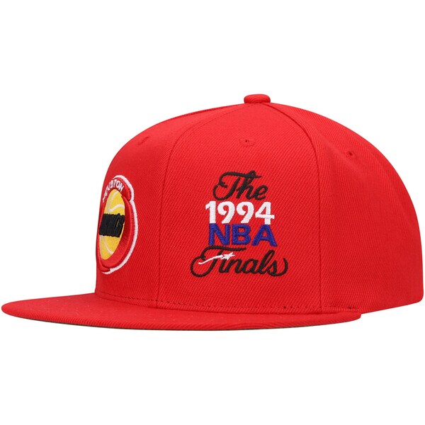 楽天astyミッチェル&ネス メンズ 帽子 アクセサリー Houston Rockets Mitchell & Ness x Lids Hardwood Classics 1994 NBA Finals Dual Whammy Snapback Hat Red