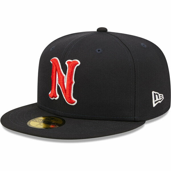 ニューエラ メンズ 帽子 アクセサリー Nashville Sounds New Era Authentic Collection Team Home 59FIFTY Fitted Hat Navy