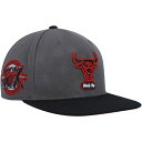 ミッチェル＆ネス ミッチェル&ネス メンズ 帽子 アクセサリー Chicago Bulls Mitchell & Ness Hardwood Classics Born & Bred Fitted Hat Gray