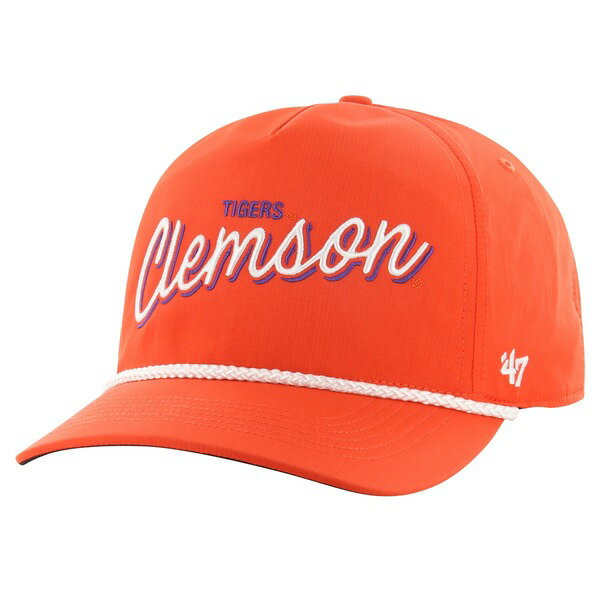 フォーティーセブン メンズ 帽子 アクセサリー Clemson Tigers '47 Fairway Hitch Adjustable Hat Orange