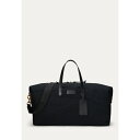 ラルフローレン メンズ サンダル シューズ Leather Trim Canvas Duffel - Weekend bag - black/black