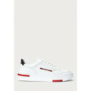 ラルフローレン メンズ サンダル シューズ PS300 LEATHER SNEAKER - Trainers - white
