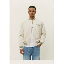 レ ドゥ メンズ サンダル シューズ TECH VARSITY JACKET - Bomber Jacket - ivory