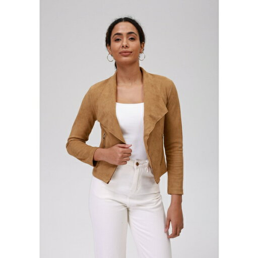 アンナ フィールド レディース ジャケット&ブルゾン アウター Faux leather jacket - camel アンナ フィールド レディース ジャケット&ブルゾン アウター Faux leather jacket - camel