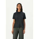 マルコポーロ デニム レディース シャツ トップス Button-down blouse - blue depths(4)