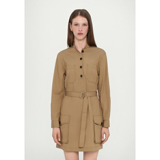 マックス アンド コー レディース ワンピース トップス FAMA - Shirt dress - sand マックス アンド コー レディース ワンピース トップス FAMA - Shirt dress - sand