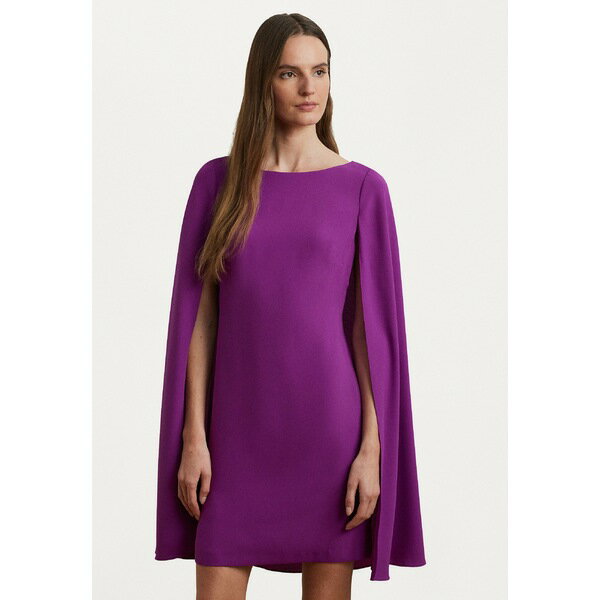 ラルフローレン レディース ワンピース トップス CAPE GEORGETTE COCKTAIL DRESS - Cocktail dress / Party dress - purple dawn