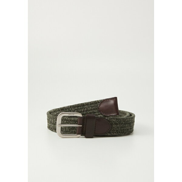 リーバイス レディース ベルト アクセサリー STRETCH WOVEN BELT UNISEX - Belt - olive night