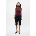 エンヴィ レディース カジュアルパンツ ボトムス KAFIR CAPRI PANTS - Trousers - black