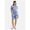 ガント レディース ワンピース トップス FLORAL PRINT - Shirt dress - perfect blue