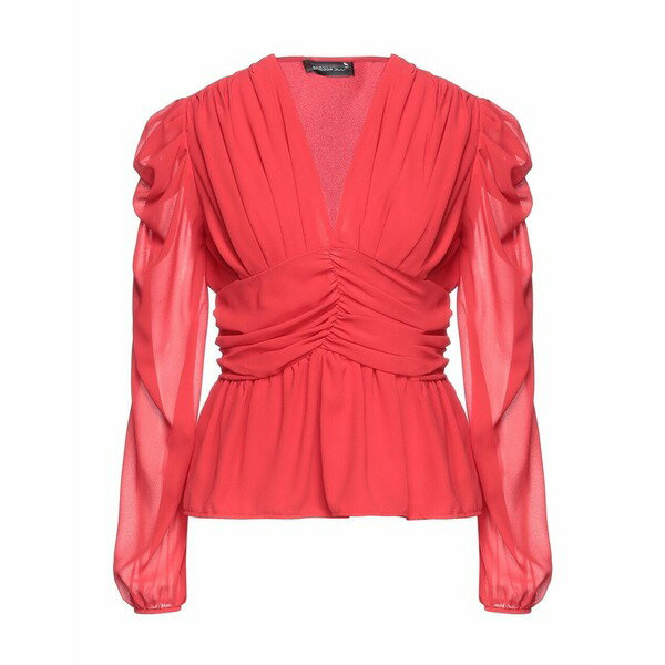 ヴァネッサ スコット VANESSA SCOTT レディース シャツ トップス Blouses Red