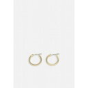 ラルフローレン レディース ピアス＆イヤリング アクセサリー LOGO HOOP - Earrings - gold-coloured