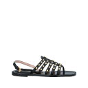 MOSCHINO モスキーノ サンダル シューズ レディース Toe strap sandals Black