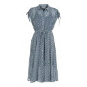 トミー ヒルフィガー レディース ワンピース トップス AMD CHIFFON MIDI DRESS SS