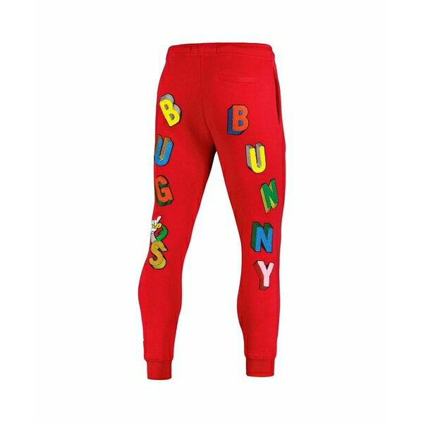フリーズ マックス メンズ カジュアルパンツ ボトムス Men's Bugs Bunny Red Looney Tunes Big Letter Pants Red