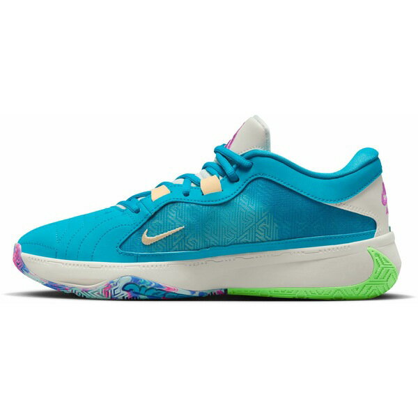ナイキ メンズ バスケットボール スポーツ Nike Zoom Freak 5 Basketball Shoes Blue/Emerald/Phantom 3